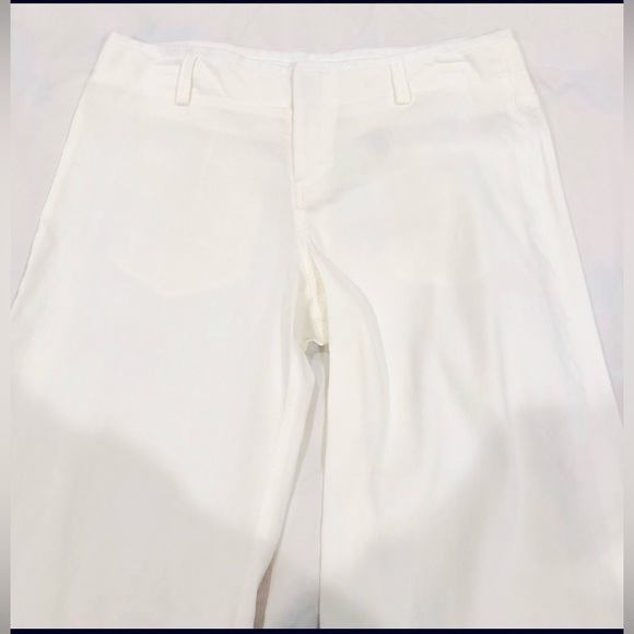 Elie Tahari Wide-Leg Pant in Linen, Viscose, Elastane - Picture 4 of 10